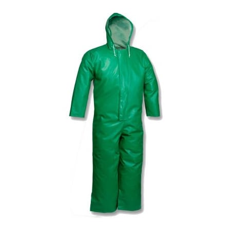 Tingley Tingley V41108 SafetyFlex Zipper Fly Front Hooded Coverall, Small V41108.SM